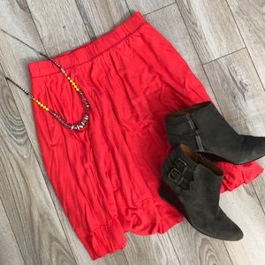 Adorable layered cotton skirt - Small